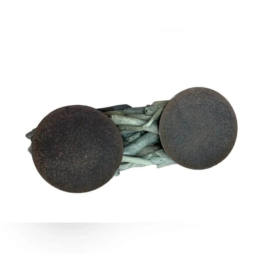 Two Place Driftwood Candle Display Holder